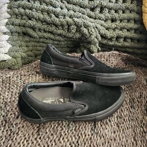 Vans Black Slip-On Sz 5